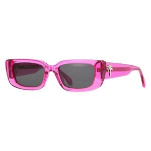A0451Z New PALM ANGELS Yosemite Pink Square PERI056 3007 Sunglasses Women